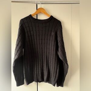 IZOD Black 100% Cotton Sweater Men’s XL New